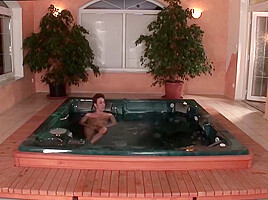 Rachel Boost And Steve Holmes In Rachel Fucks Steve In The Jacuzzi After A Long Day At Work