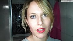 Mia is punished with piss and she loves it