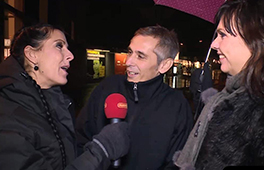 Hot German gals enjoy a threesome oral action in the car