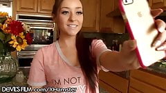 DevilsFilm Babysitter Caught Rubbing one Out