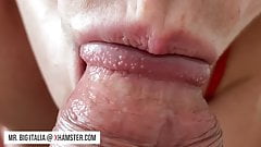 SWALLOWING HIS CUM! (4K) – ITALIAN AMATEUR MR. BIG