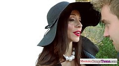 Latina stepmommy drilled during ffm threeway
