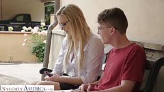 Naughty America Professor McKenna fucks student after class