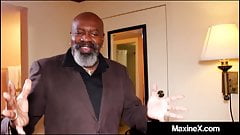 Asian Mommy Maxine-X Gets Wrecked By A Big Black Cock!