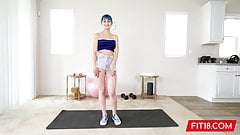 FIT18 – Jewelz Blu – 50kg – Blue Hair and Perfect Pussy