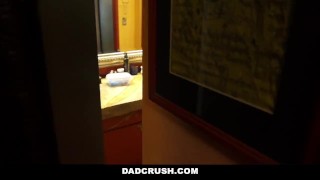 DadCrush – Hot Step Daughter Oiled Up & Fucked