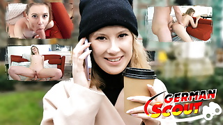 GERMAN SCOUT – SLIM COLLEGE GIRL TRICKED TO FUCK AT PICKUP