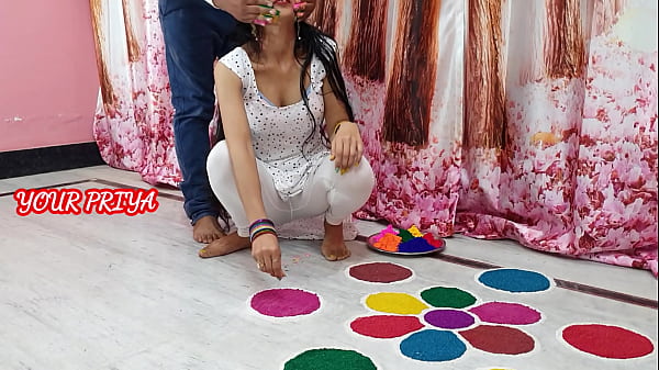 ‎Holi special: Brother painted holi a lot and did a lot of assfucking| in a clear Hindi voice‎