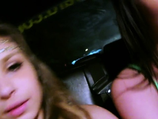 Hot new vaginas of bff nubiles get fucked by a crazy dude