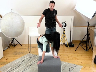 LETSDOEIT – Photo shoot sex with sultry black haired