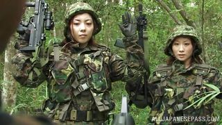 Japanese Female Army Privates Are Captured