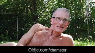 Retired grandpa fucks a very sweet teenie girl