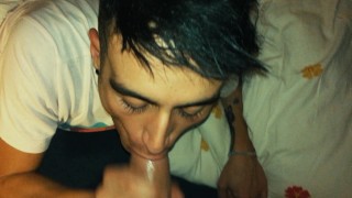 wake up step bro for suck my hard cock