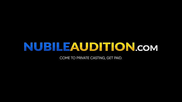 Beautiful nubile banged at sex audition POV