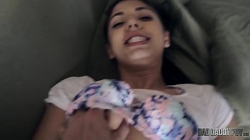 LITTLE STEP DAUGHTER GINA VALENTINA WANTS TO PLAY WITH DADDY’S BIG COCK