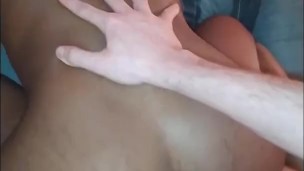 Black Babe From Tinder Strokes My White Cock & Gets Backshots