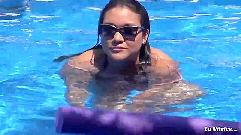 Pd Natacha – Chubby Brunette French Newbie Gets Drilled And Cummed On By The Pool