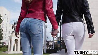 TUSHY Couple find their perfect match for anal threesome