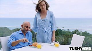 TUSHY Perfect pair Avery & Stefany swap BFs for anal fun