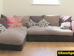 british workplace amateur rams on audition couch