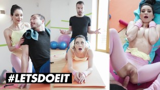 RELAXXXED – Brunette Beauty Valentina Bianco Spreads Her Legs For Cock At The Gym – LETSDOEIT