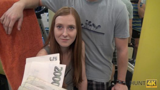 HUNT4K. Cuckold for cash permits hunter to fuck his GF