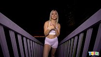 YNGR – Hot Amateur Blonde Teen Banged Outdoors