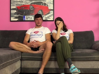 Fresh eighteen babe shows her juicy pussy