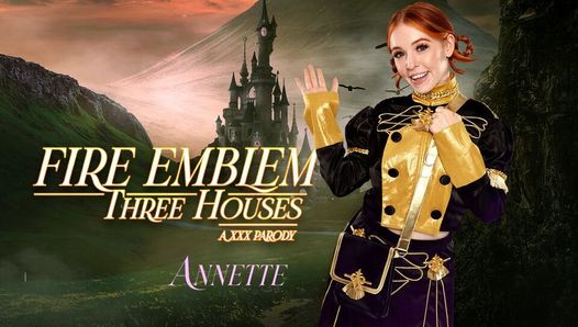 Madi Collins As Fire Emblem Annette Solves A Problem With An Orgasm – Vr Porn