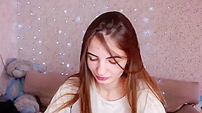 Skinny petite teen webcam show