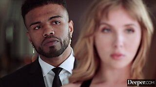 Deeper. Laney & Troy have intense threesome with Lena Paul