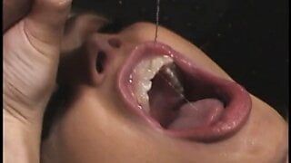 Blonde hussy with fat tits is thrown around room and fucked