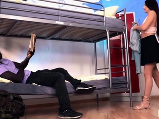 HORNY HOSTEL – Sexy Hostel Worker Katy Rose Gets Her Dose