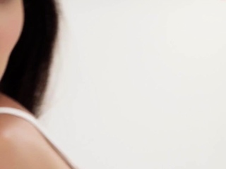 Petite Russian rides a thick dick and swallows cum