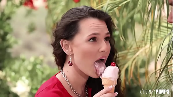 Liz Jordan Dribbles Ice Cream on Her Perky Natural Tits And Gets Rimmed and Pounded Doggystyle by Codey Steele Outdoors