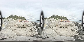 Bombshell Nude Beach Babe Rebeka Ruby Masturbates With Dildo Risky Public Jilling Friends Sunbathing