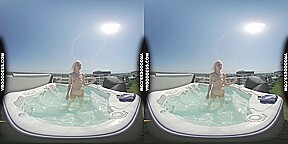 Penthouse Rooftop Jacuzzi Hot Ingrida Smoking And Masturbating In The Sun