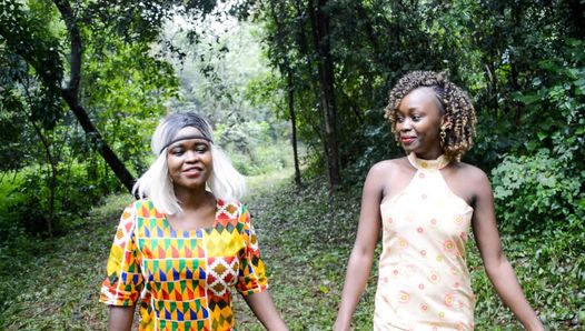 Ebony Party Lesbian Teens In African Music Festival Hooking Up After Amazing Outdoor Rave