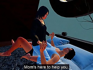 Mom Helping Virgin Son With His First Fuck Only Anal