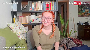 My Dirty Hobby – POV footjob from redhead amateur