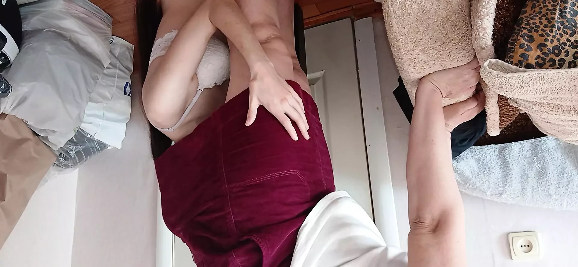 I caught my classmate licking our teacher’s dirty ass