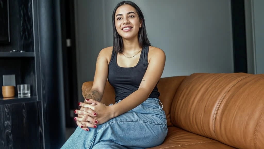 Big Booty 18yo Latina Rides Big Cock POV Cowgirl Like a Pro In Casting