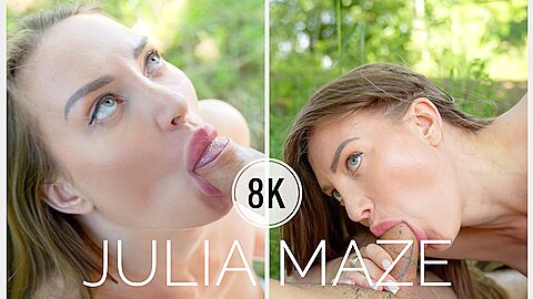 Christy Charming And Julia Maze In Filmingin Nature With Julia