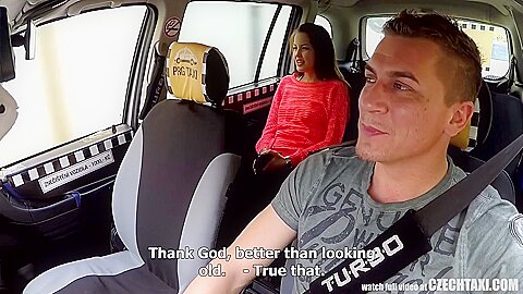 Cutest Teen 18+ Gets A Free Taxi Ride