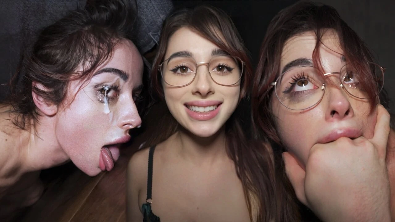 DADDYS FLOOR LICKING WHORE – She Made Him Cum In Her EYES – Audrey Reid