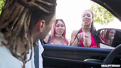 Kira Noir, Jordyn Falls, Derek Savage Cruising With Cash