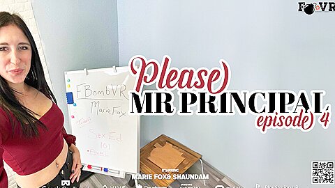 Please Mr Principal With Marie Fox