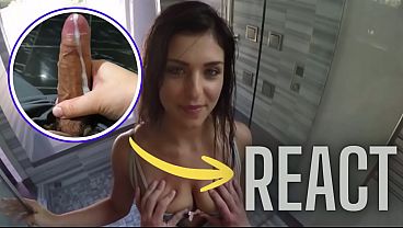 React: POVD – Gorgeous Leah Gotti fucked and facialed after shower
