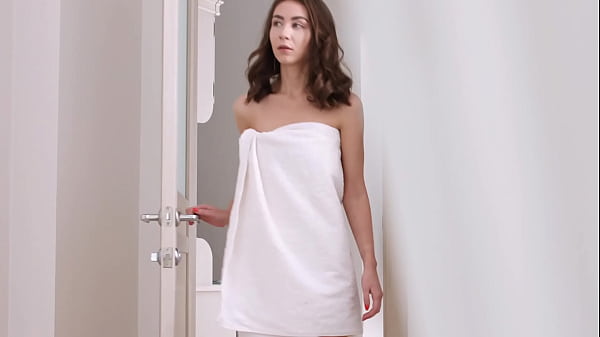 Slim brunette banged in all holes and facialized by her BF